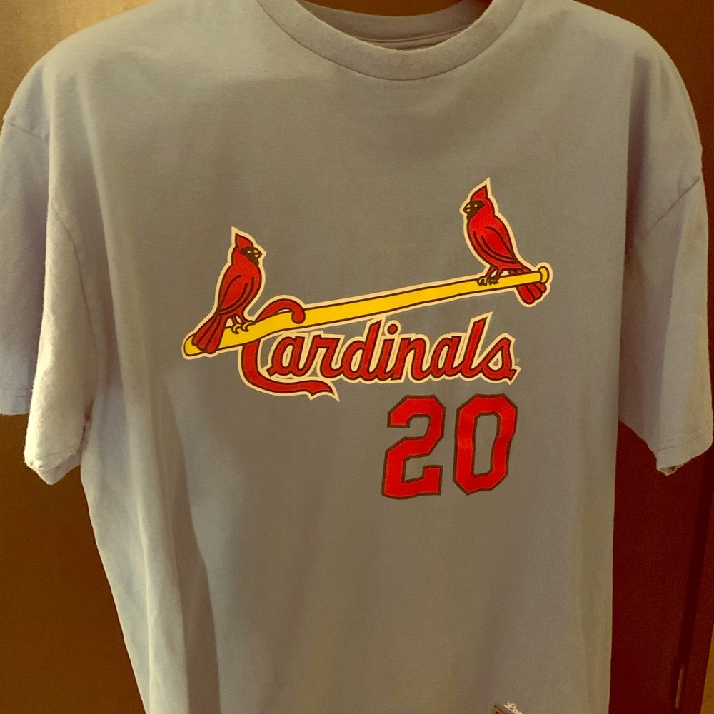 ST Louis Cardinals Lou Brock tee shirt size XL